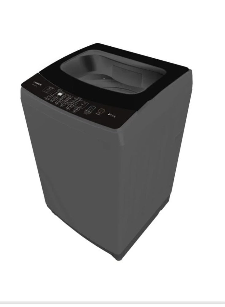 FISHER Top Load Fully Automatic Washing Machine 15 Kg Inverter – Digital Display – Soft Close Lid – Silver – FAWMT-M150GIDD - Image 1